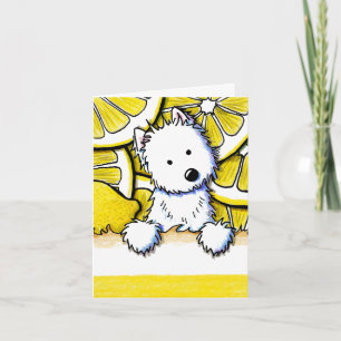 Tarjeta KiniArt Westie Meringue