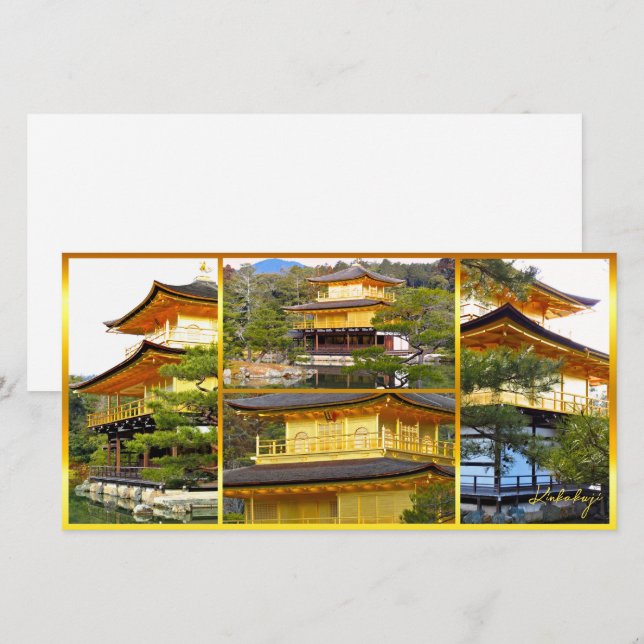 Tarjeta Kinkaku-ji (Rokuon-ji) (Anverso / Reverso)