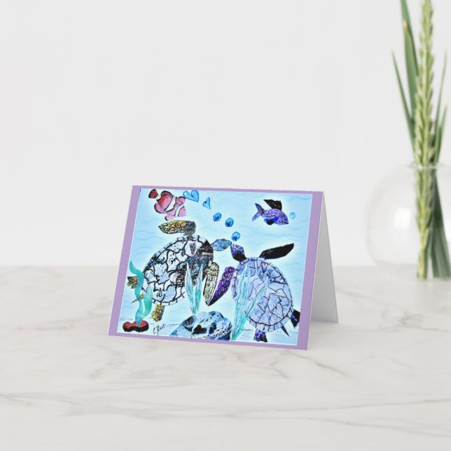 Tarjeta Kiss'in Sea Turtles (Anverso)