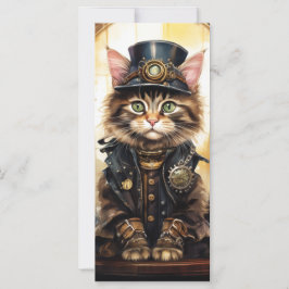 Tarjeta Kitten de Punk al vapor