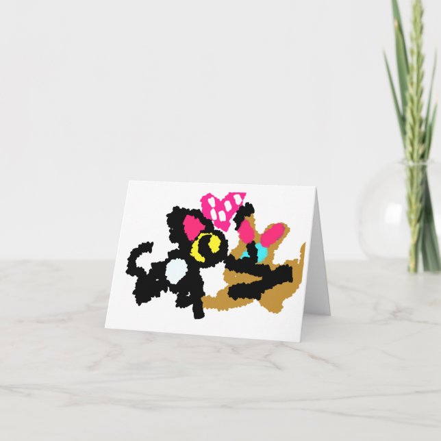 Tarjeta Kittens Valentine (Anverso)