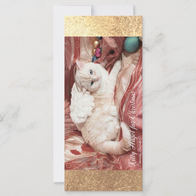 Tarjeta Kitty Angel for Christmas (Anverso)