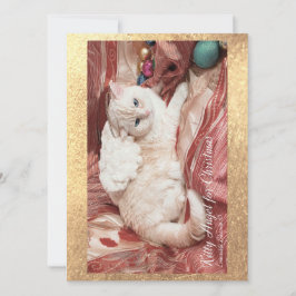 Tarjeta Kitty Angel para Navidad