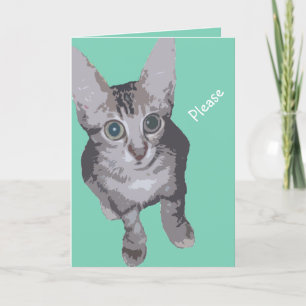 Tarjeta Kitty Big Eyes se recuperan