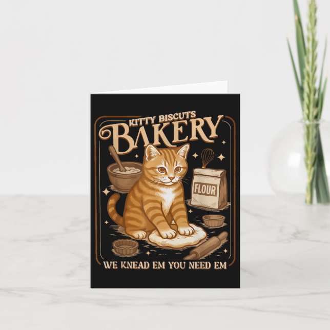 Tarjeta Kitty Biscuits Bakery Gracioso (Anverso)