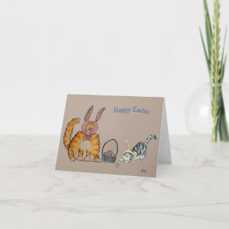 Tarjeta Kitty Easter