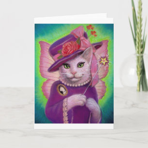 Tarjeta Kitty Fairy GodMom