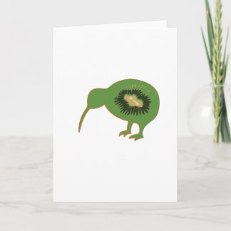 Tarjeta kiwi del nz del kiwi