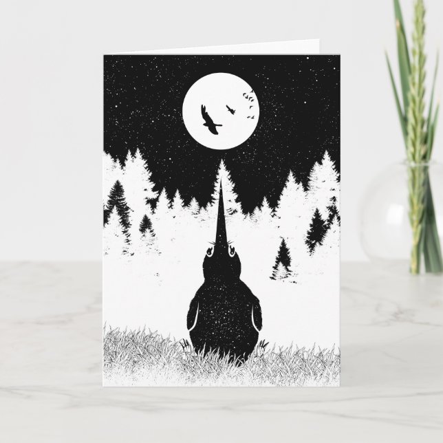 Tarjeta Kiwi Flightless Bird (Anverso)