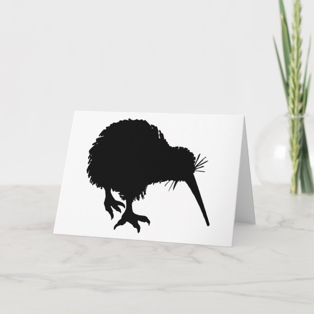 Tarjeta Kiwi Silhouette (Anverso)