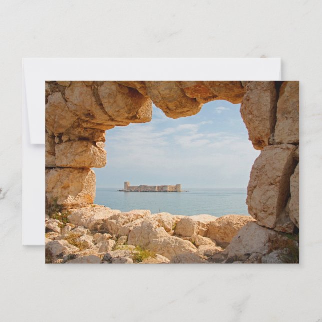 Tarjeta Kizkalesi, Turquía (Anverso)