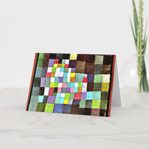 Tarjeta Klee - Abstracción con referencia...