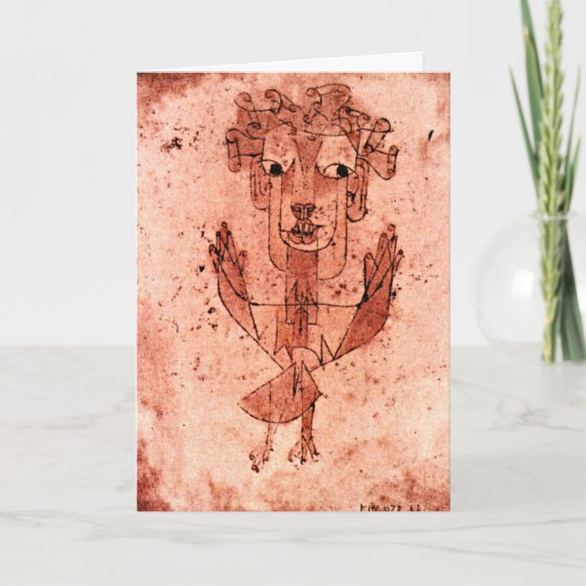 Tarjeta Klee - Angelus Novus (Nuevo ángel) (Anverso)