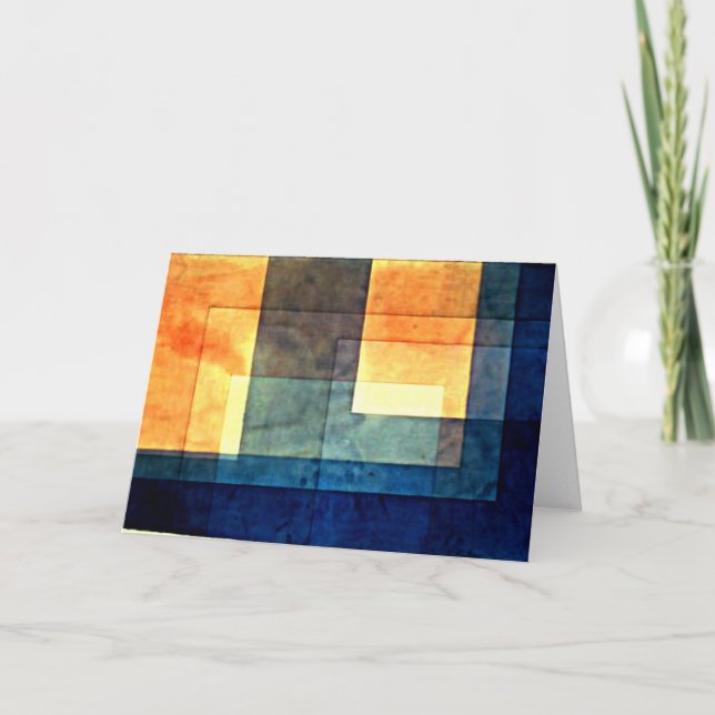 Tarjeta Klee - Casa en el agua (Anverso)