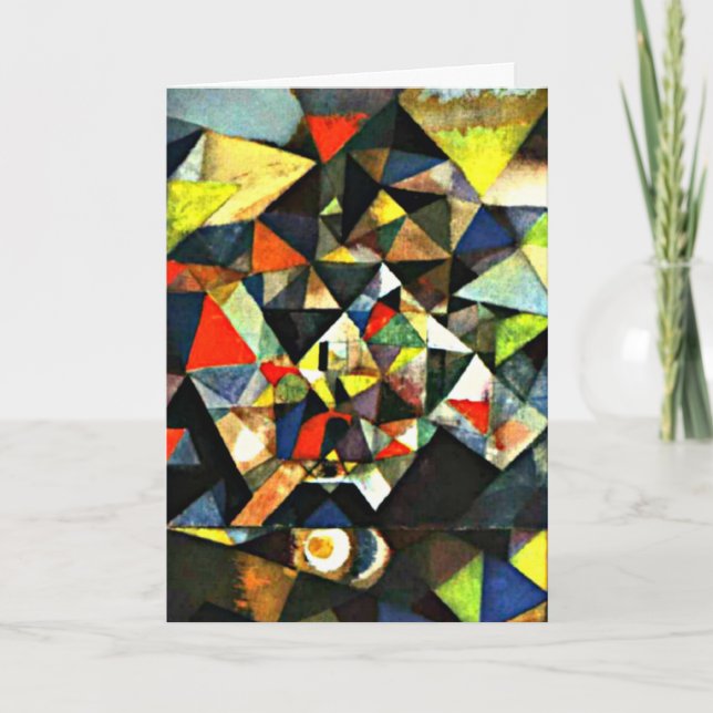 Tarjeta Klee - Con el huevo (Anverso)