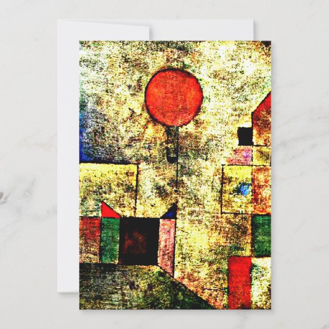 Tarjeta Klee - Globo Rojo (Anverso)