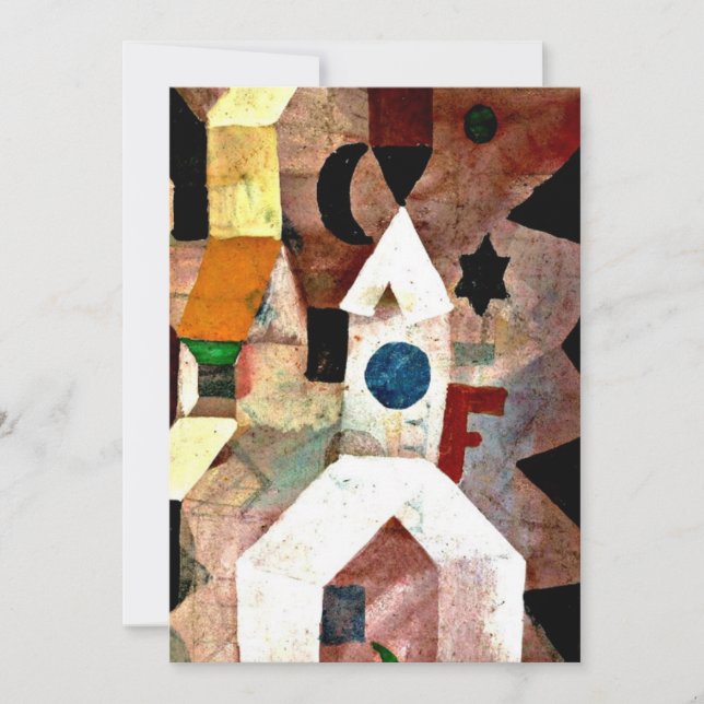 Tarjeta Klee - La capilla (Anverso)