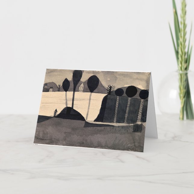 Tarjeta Klee - Parque a orillas del lago (Anverso)