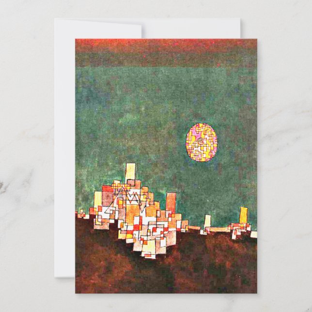 Tarjeta Klee - Sitio elegido, (Anverso)