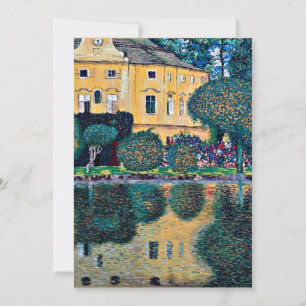 Tarjeta Klimt - Schloss Kammer sobre el Attersee IV