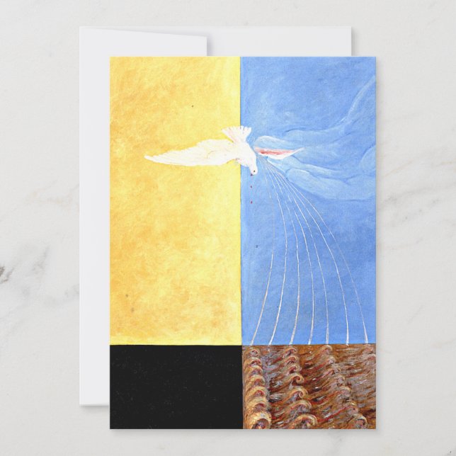 Tarjeta Klint - La paloma, No. 04 (Anverso)