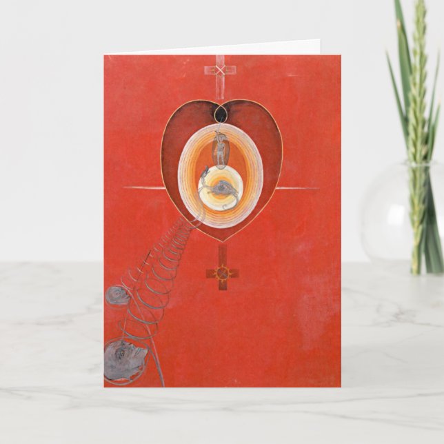 Tarjeta Klint - La paloma, No. 08 (Anverso)
