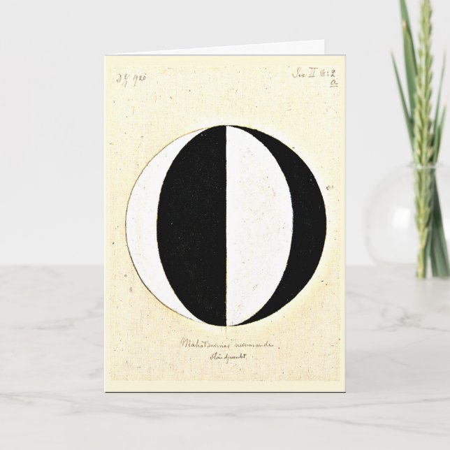 Tarjeta Klint - No. 2a El punto de vista actual de Mahatma (Anverso)