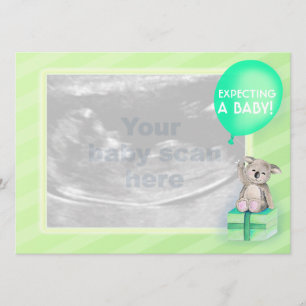 Tarjeta koala de Invitación de embarazo