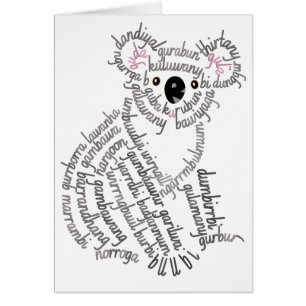 Tarjeta Koala de Word World