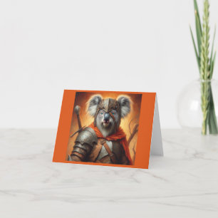 Tarjeta Koala Fantasy Warrior