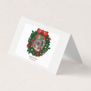 Tarjeta Koala Feliz Navidad desde Australia