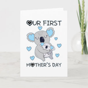 Tarjeta koala Mother's Day Happy Mothers Day Gift For Mom