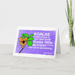 Tarjeta Koalas Está A La Altura De Algo