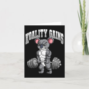 Tarjeta Koality Gana Fitness Gym Koala Bodybuilding