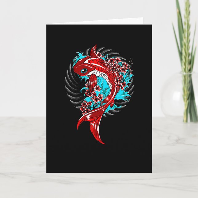 Tarjeta Koi Fish (Anverso)