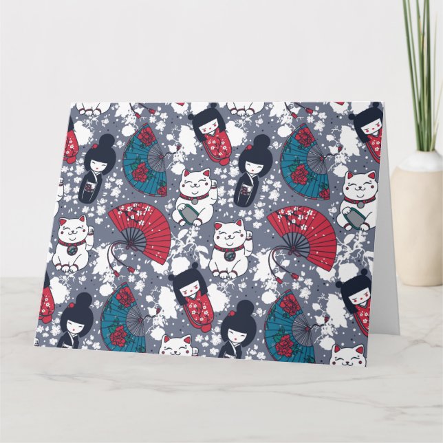 Tarjeta Kokeshi (Anverso)