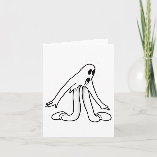 Tarjeta Koko El Payaso Fantasma Bailando Split (Anverso)