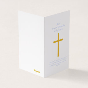 Tarjeta Konymoi "Tarjeta de simpatía" con un verso biblia