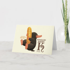 Tarjeta Kowalski Bakery - Niffler With Bread