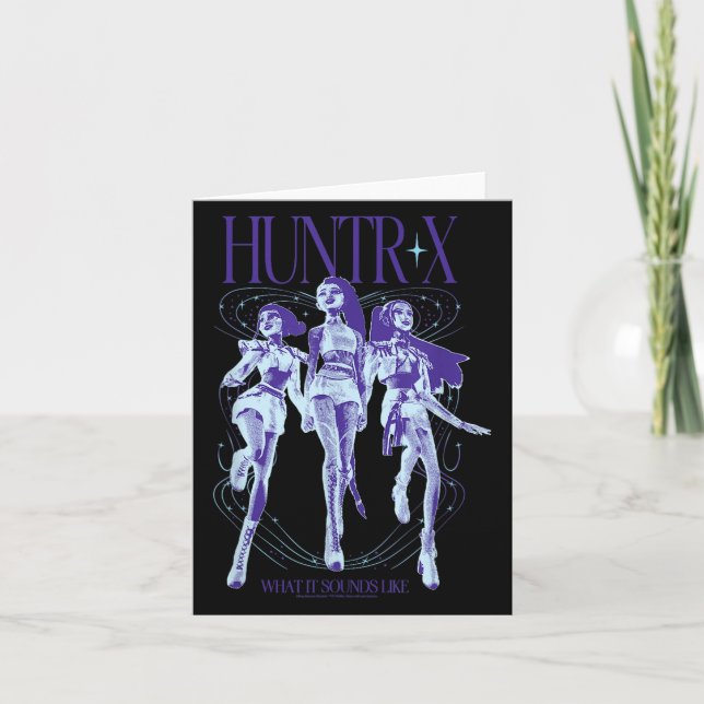 Tarjeta Kp Demon Hunters Halloween Huntrix What It Sounds  (Anverso)