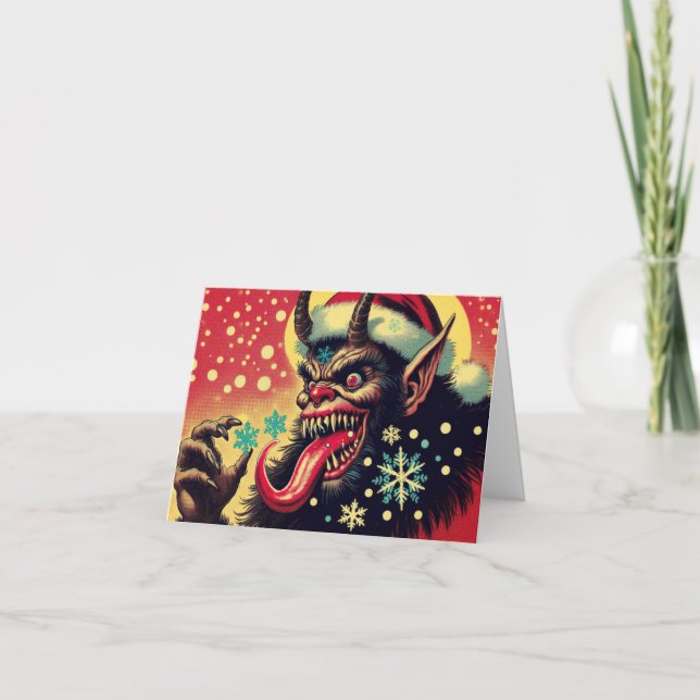 Tarjeta Krampus  (Anverso)