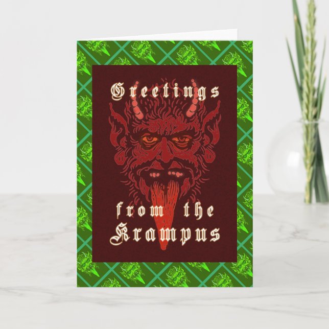 Tarjeta Krampus (Anverso)