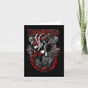 Tarjeta Krampus Feliz Navidad Navidad Navidad Navidad Navi