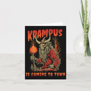 Tarjeta Krampus llega a la festividad de terror de los Nav