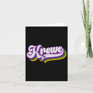 Tarjeta Krewe Mardi Gras Carnaval Costumbres Hombres Mujer