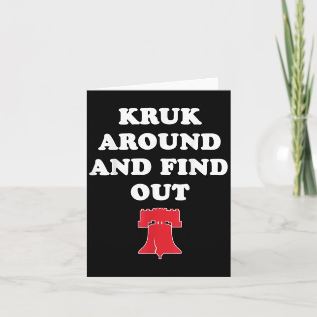 Tarjeta Kruk alrededor y descubre  (Anverso)