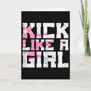 Tarjeta Kung Fu, Chica Karate, Taekwondo