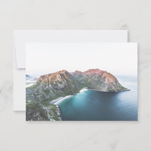 Tarjeta Kvalvika Lofoten (Anverso)