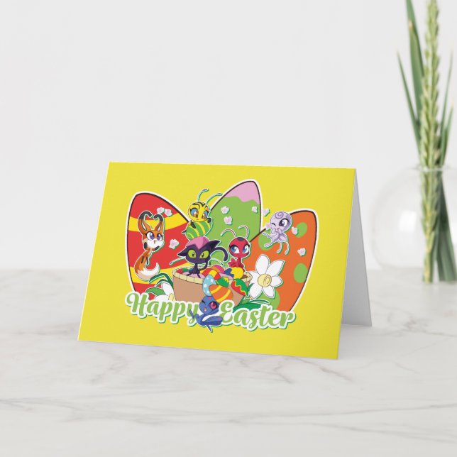 Tarjeta Kwamis Feliz Pascua (Anverso)