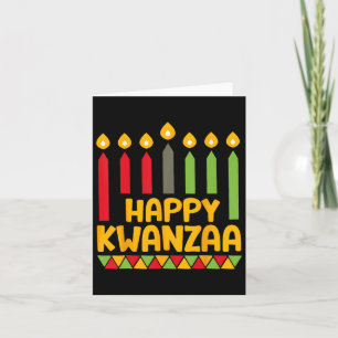 Tarjeta Kwanza 2024 Navidades Mujeres Afro-Americanas Hap